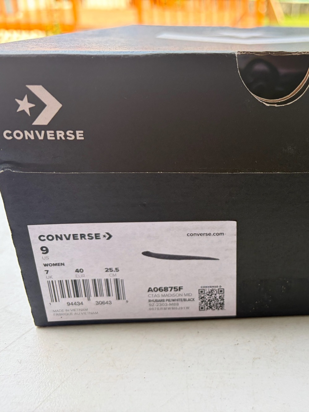 Converse High Top Sneakers - Coral Pink Canvas - Picture 5 of 5